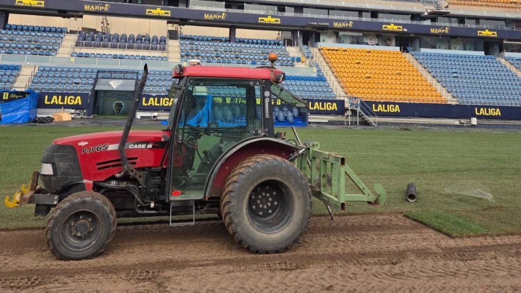 Obra en el Estadio JP Financial de Cadiz realizada por Tepeservi